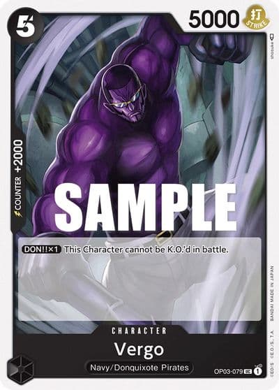 Vergo Pillars of Strength One Piece card