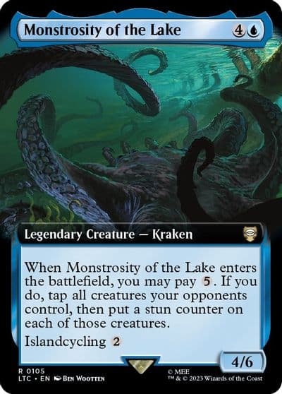 Monstrosity of the Lake Extended Art Commander: The Lord of the Rings: Tales of Middle-earth Magic card
