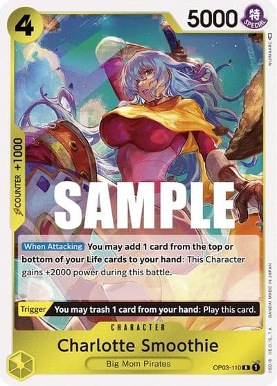 Charlotte Smoothie Pillars of Strength One Piece card