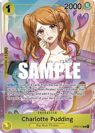 Charlotte Pudding Alternate Art Pillars of Strength One Piece card