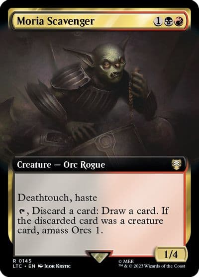 Moria Scavenger Extended Art Commander: The Lord of the Rings: Tales of Middle-earth Magic card