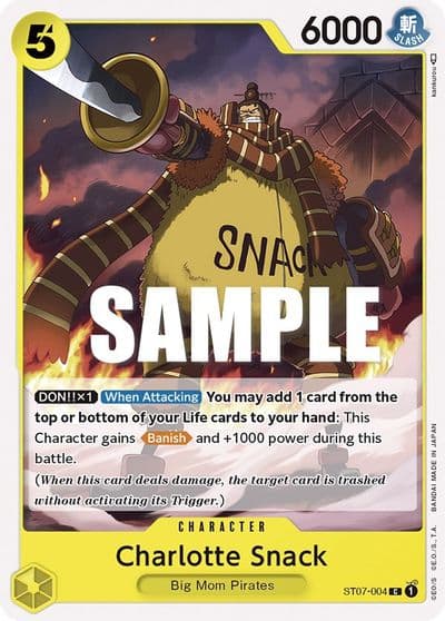 Charlotte Snack Starter Deck 7: Big Mom Pirates One Piece card