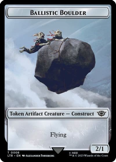 Ballistic Boulder Token Universes Beyond: The Lord of the Rings: Tales of Middle-earth Magic card