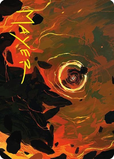 Frodo Baggins Art Card 47 81 Gold Stamped Signature Art Series: Universes Beyond: The Lord of the Rings: Tales of Middle-earth Magic card