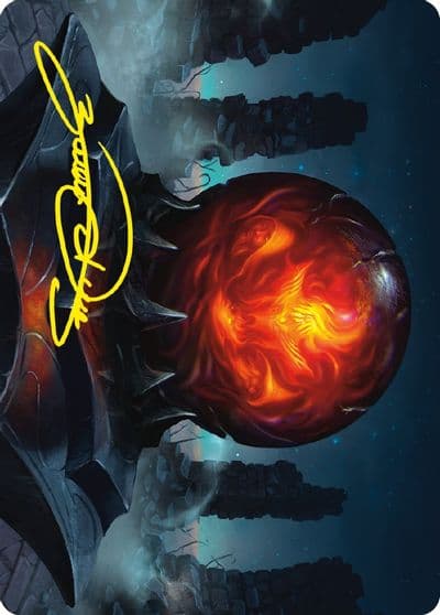 Commanders Sphere Art Card Gold Stamped Signature Art Series: Universes Beyond: The Lord of the Rings: Tales of Middle-earth Magic card