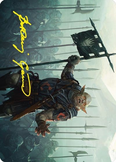 Ugluk of the White Hand Art Card Gold Stamped Signature Art Series: Universes Beyond: The Lord of the Rings: Tales of Middle-earth Magic card