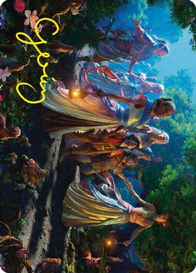 Realm Seekers Art Card Gold Stamped Signature Art Series: Universes Beyond: The Lord of the Rings: Tales of Middle-earth Magic card