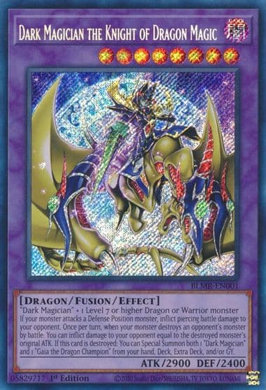 Dark Magician the Knight of Dragon Magic Battles of Legend: Monstrous Revenge Yu-Gi-Oh! card
