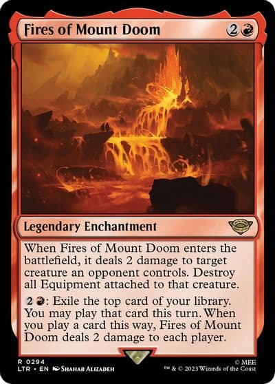 Fires of Mount Doom Universes Beyond: The Lord of the Rings: Tales of Middle-earth Magic card