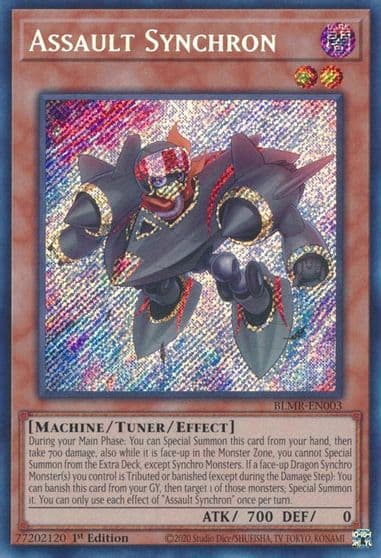 Assault Synchron Battles of Legend: Monstrous Revenge Yu-Gi-Oh! card