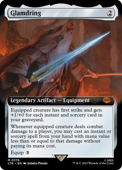 Glamdring Extended Art Universes Beyond: The Lord of the Rings: Tales of Middle-earth Magic card