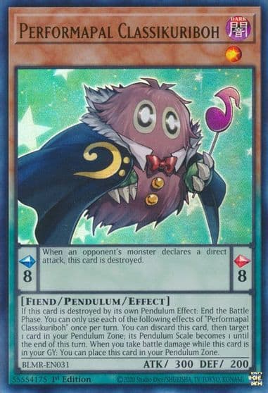 Performapal Classikuriboh Battles of Legend: Monstrous Revenge Yu-Gi-Oh! card