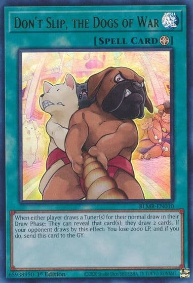 Dont Slip the Dogs of War Battles of Legend: Monstrous Revenge Yu-Gi-Oh! card