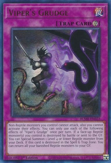 Vipers Grudge Battles of Legend: Monstrous Revenge Yu-Gi-Oh! card