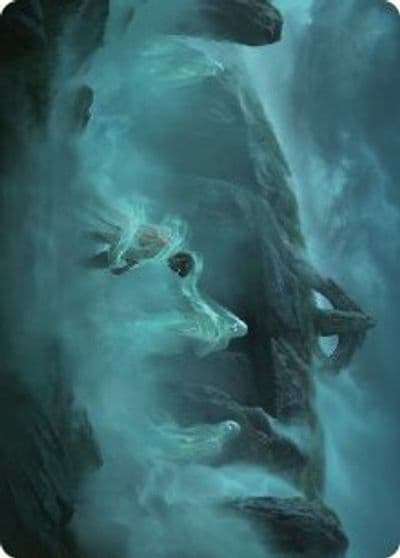 Fog on the Barrow Downs Art Card Art Series: Universes Beyond: The Lord of the Rings: Tales of Middle-earth Magic card