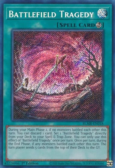 Battlefield Tragedy Battles of Legend: Monstrous Revenge Yu-Gi-Oh! card