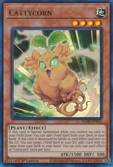 Cattycorn Battles of Legend: Monstrous Revenge Yu-Gi-Oh! card