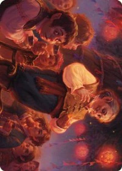 Bilbo Retired Burglar Art Card Art Series: Universes Beyond: The Lord of the Rings: Tales of Middle-earth Magic card