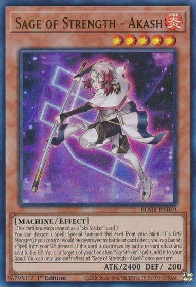 Sage of Strength Akash Battles of Legend: Monstrous Revenge Yu-Gi-Oh! card