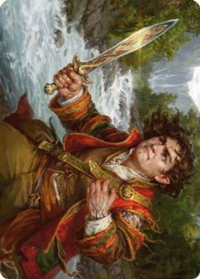 Frodo Baggins Art Card 16 81 Art Series: Universes Beyond: The Lord of the Rings: Tales of Middle-earth Magic card