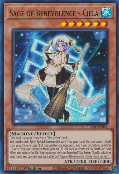 Sage of Benevolence Ciela Battles of Legend: Monstrous Revenge Yu-Gi-Oh! card