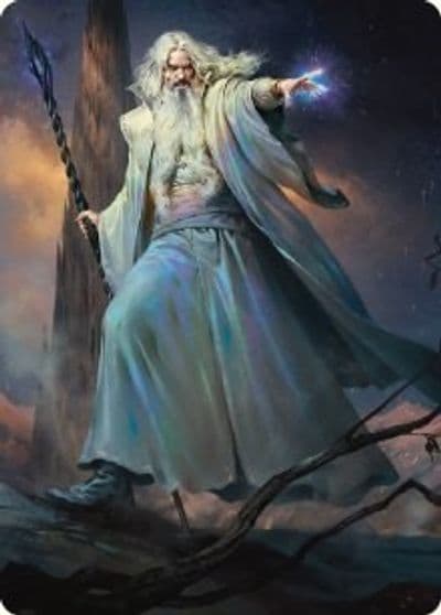 Saruman of Many Colors Art Card Art Series: Universes Beyond: The Lord of the Rings: Tales of Middle-earth Magic card