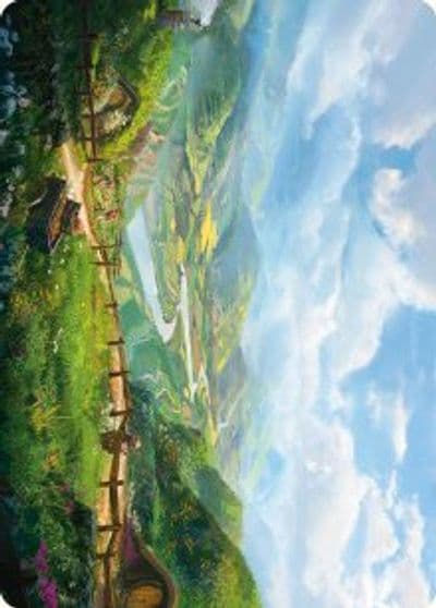 Plains Art Card Art Series: Universes Beyond: The Lord of the Rings: Tales of Middle-earth Magic card