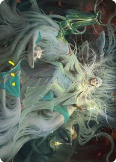 Galadriel Gift Giver Art Card Art Series: Universes Beyond: The Lord of the Rings: Tales of Middle-earth Magic card
