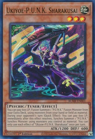 Ukiyoe PUNK Sharakusai Battles of Legend: Monstrous Revenge Yu-Gi-Oh! card