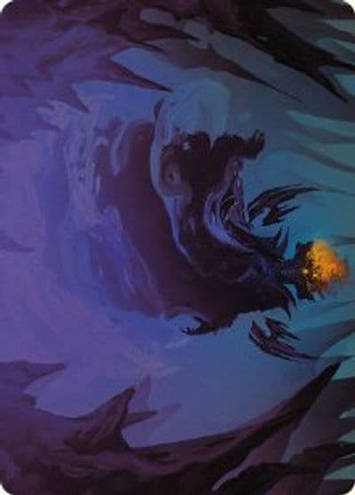 Sauron the Necromancer Art Card Art Series: Universes Beyond: The Lord of the Rings: Tales of Middle-earth Magic card