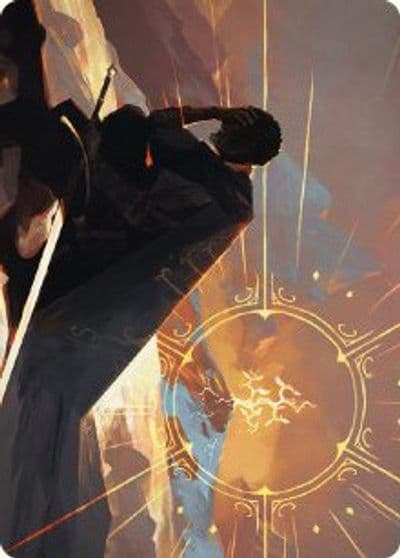 Aragorn the Uniter Art Card Art Series: Universes Beyond: The Lord of the Rings: Tales of Middle-earth Magic card