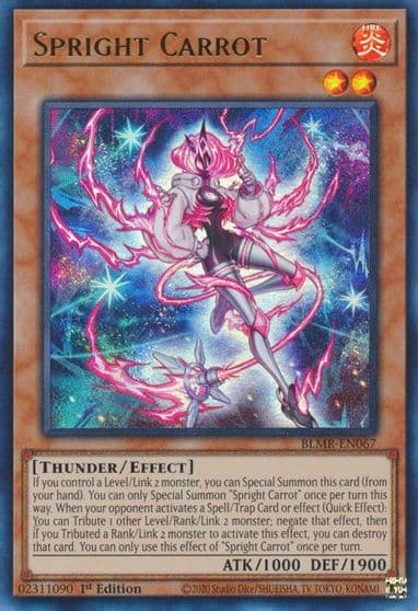 Spright Carrot Battles of Legend: Monstrous Revenge Yu-Gi-Oh! card