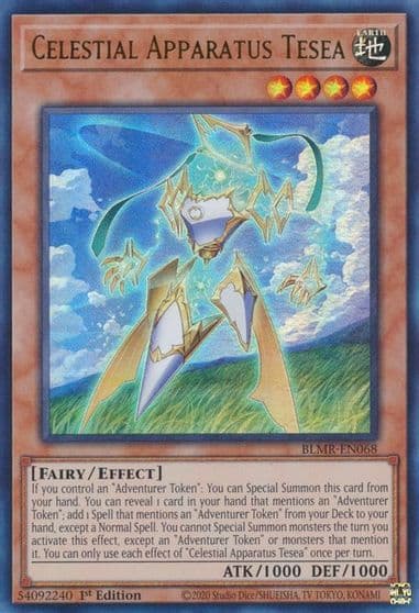 Celestial Apparatus Tesea Battles of Legend: Monstrous Revenge Yu-Gi-Oh! card