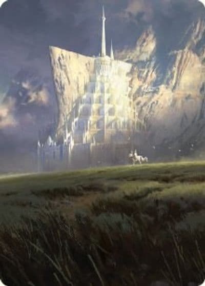 Minas Tirith Art Card Art Series: Universes Beyond: The Lord of the Rings: Tales of Middle-earth Magic card
