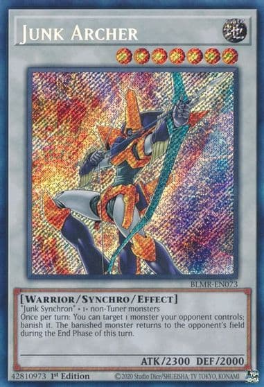 Junk Archer Battles of Legend: Monstrous Revenge Yu-Gi-Oh! card
