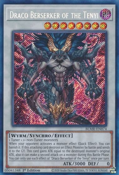 Draco Berserker of the Tenyi Battles of Legend: Monstrous Revenge Yu-Gi-Oh! card