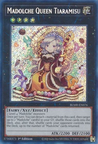 Madolche Queen Tiaramisu Battles of Legend: Monstrous Revenge Yu-Gi-Oh! card