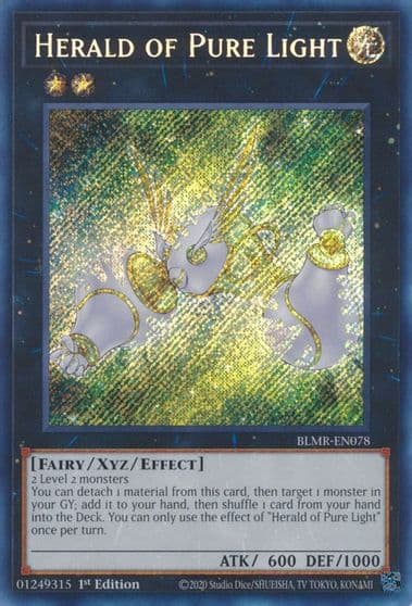 Herald of Pure Light Battles of Legend: Monstrous Revenge Yu-Gi-Oh! card