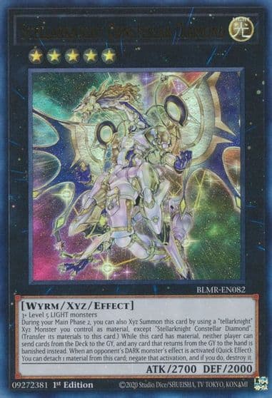 Stellarknight Constellar Diamond Battles of Legend: Monstrous Revenge Yu-Gi-Oh! card