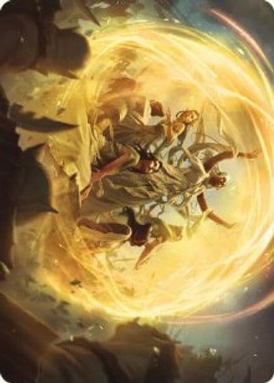 Heroic Intervention Art Card Art Series: Universes Beyond: The Lord of the Rings: Tales of Middle-earth Magic card