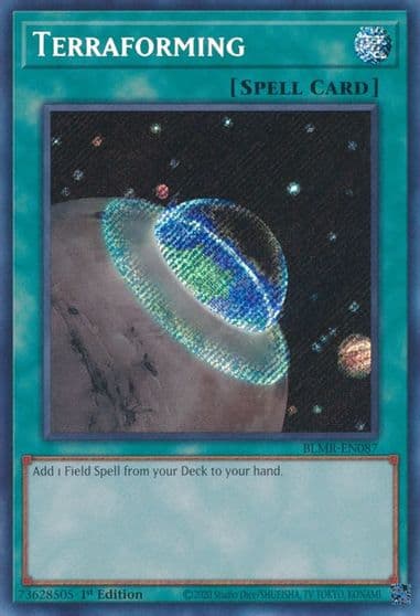 Terraforming Battles of Legend: Monstrous Revenge Yu-Gi-Oh! card