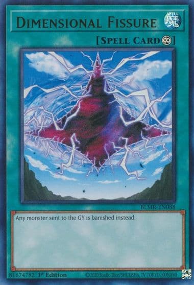 Dimensional Fissure Battles of Legend: Monstrous Revenge Yu-Gi-Oh! card