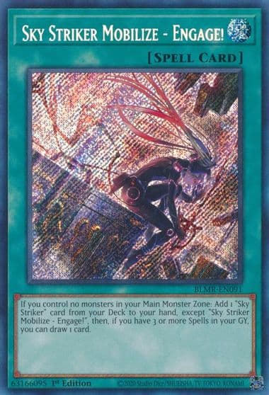 Sky Striker Mobilize Engage Battles of Legend: Monstrous Revenge Yu-Gi-Oh! card