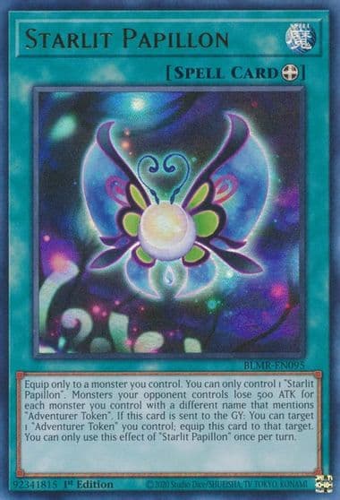 Starlit Papillon Battles of Legend: Monstrous Revenge Yu-Gi-Oh! card