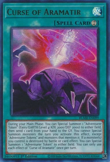 Curse of Aramatir Battles of Legend: Monstrous Revenge Yu-Gi-Oh! card