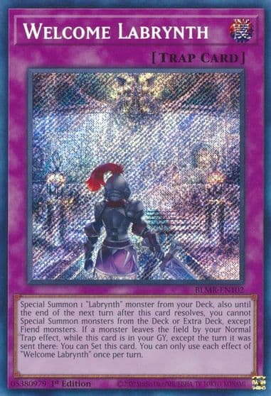 Welcome Labrynth Battles of Legend: Monstrous Revenge Yu-Gi-Oh! card