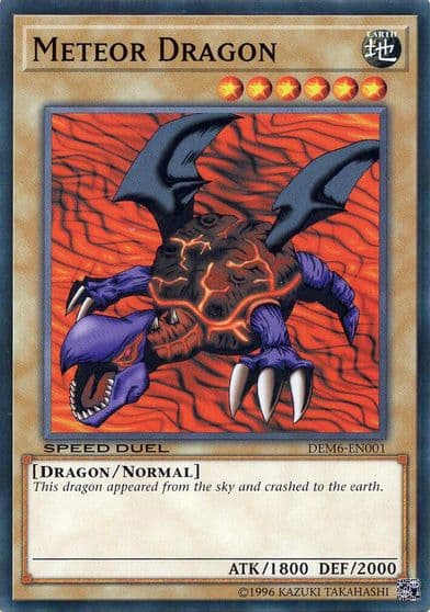 Meteor Dragon Speed Duel Demo Deck 2020 Yu-Gi-Oh! card