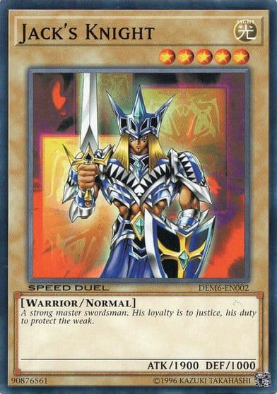 Jacks Knight Speed Duel Demo Deck 2020 Yu-Gi-Oh! card
