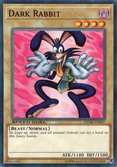 Dark Rabbit Speed Duel Demo Deck 2020 Yu-Gi-Oh! card