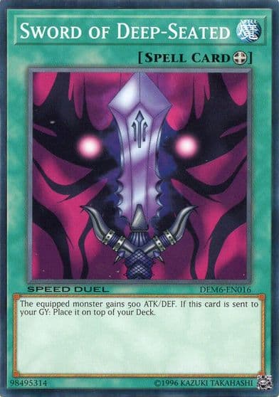 Sword of Deep Seated Speed Duel Demo Deck 2020 Yu-Gi-Oh! card